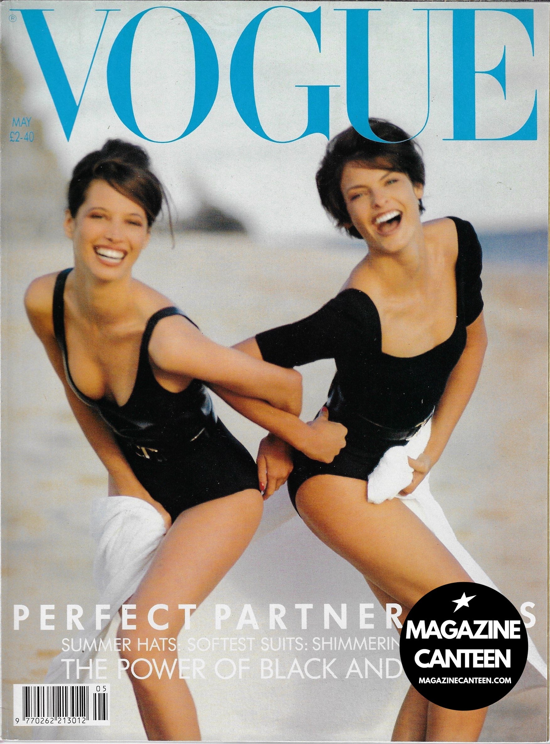 Vogue Magazine May 1990 - CHRISTY TURLINGTON