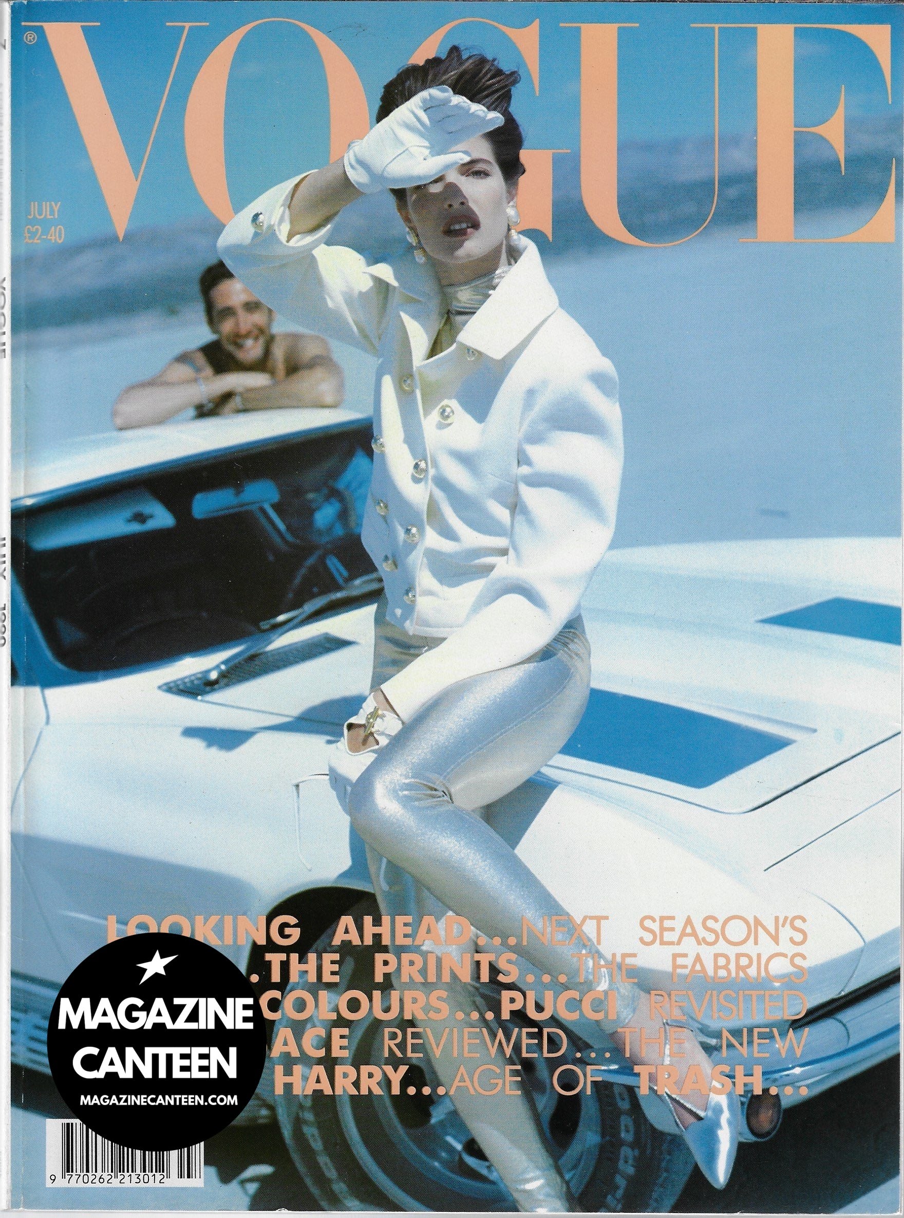 Vogue Magazine July 1990 - Stephanie Seymour