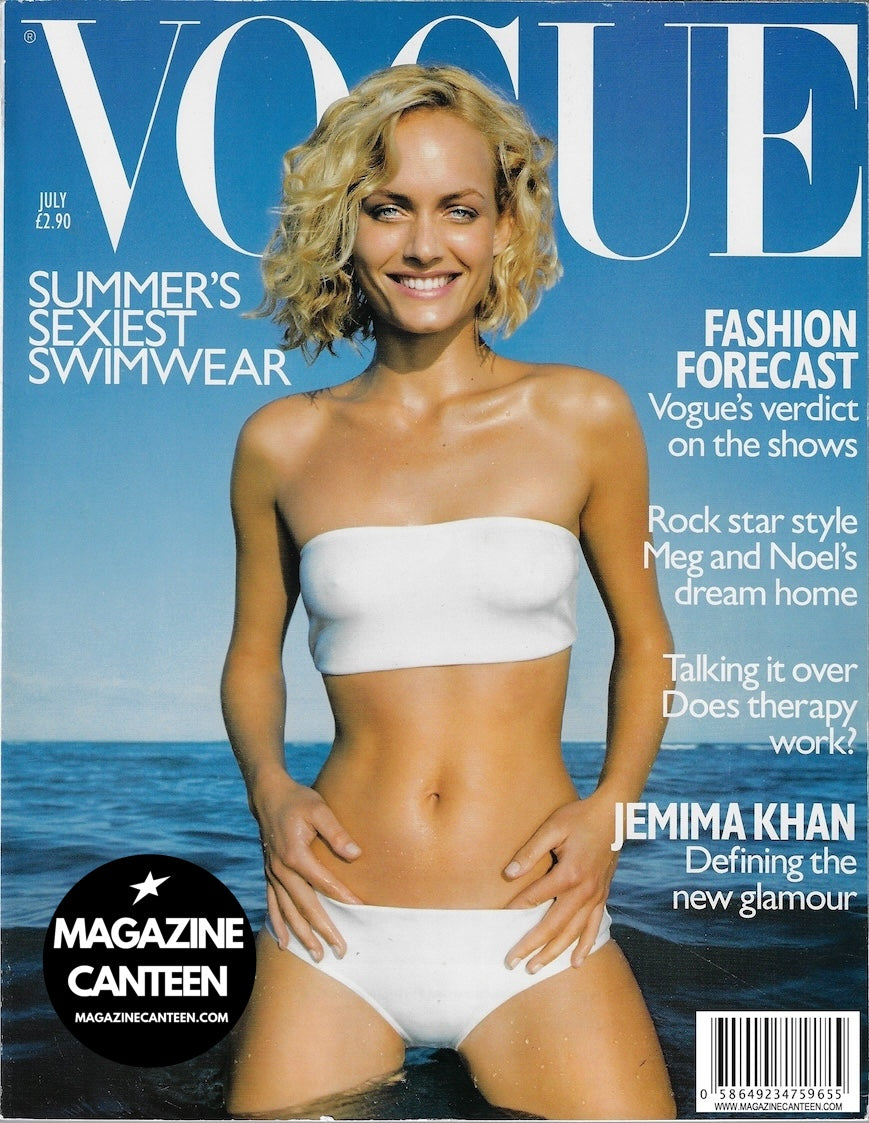Vogue Magazine July 1998 - Amber Valletta