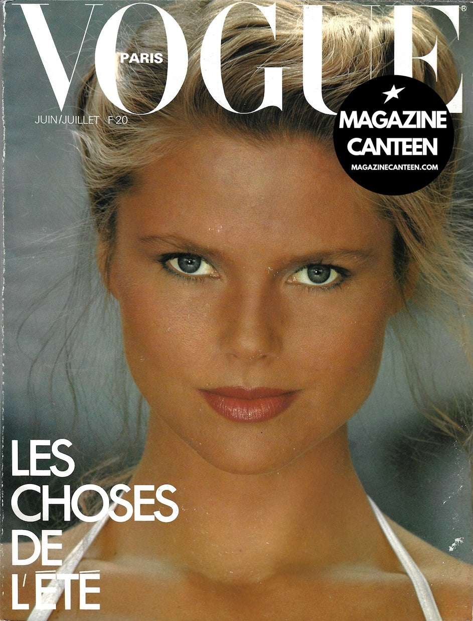 Vogue Paris Magazine 1978 - Christie Brinkley HELMUT NEWTON Norman Parkinson