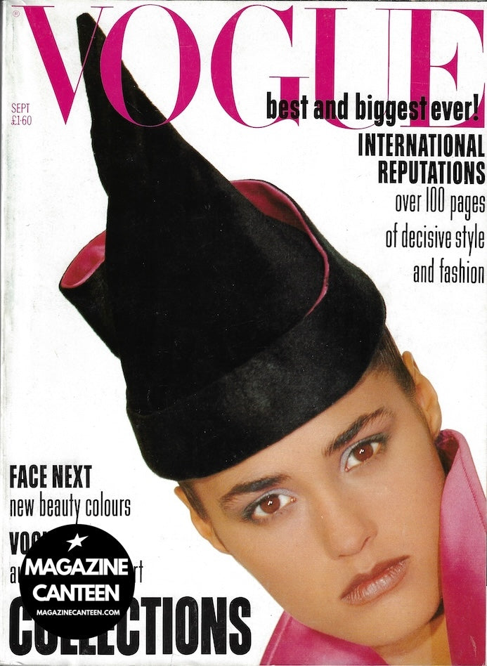 Vogue Magazine September 1985 - Yasmin Le Bon HERB RITTS Kristen McMenamy