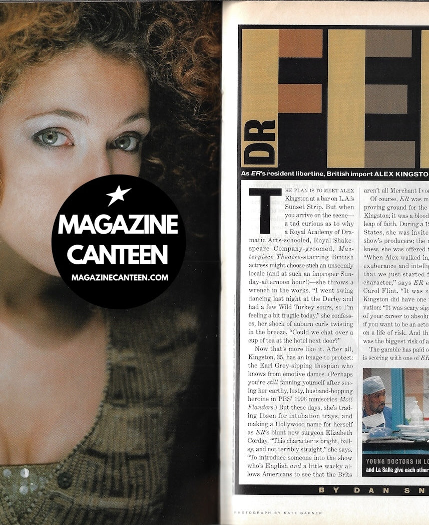Entertainment Weekly - Alex Kingston Dr Feel Good