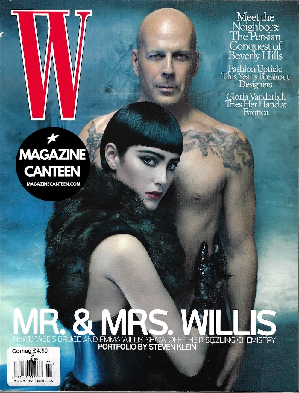 W Magazine - Bruce Willis Emma Steven Klein