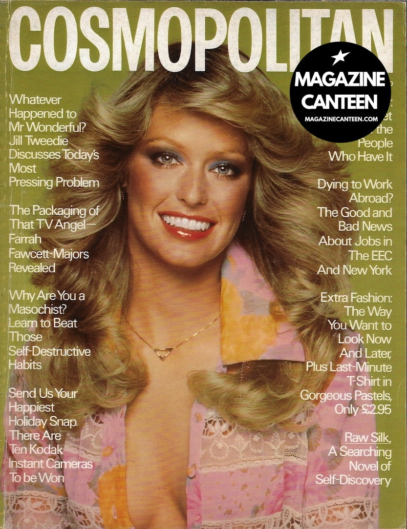 Cosmopolitan Magazine - FARRAH FAWCETT Scavullo DAVID HOCKNEY