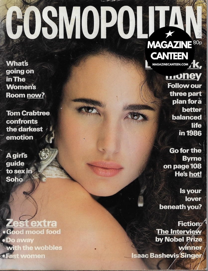 Cosmopolitan Magazine - Andie MACDOWELL Gabriel Byrne