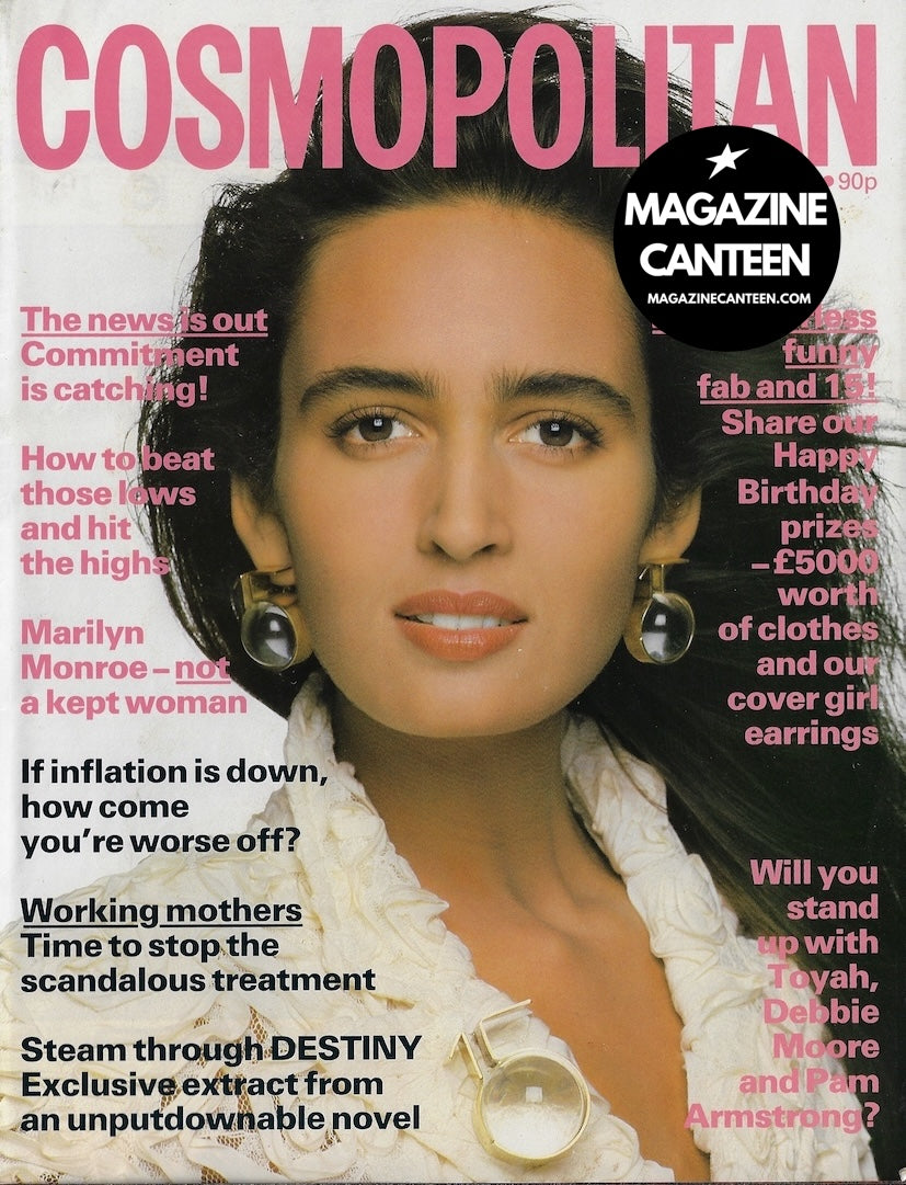 Cosmopolitan Magazine - Gail Elliott DAVID BAILEY Kim Basinger TOYAH