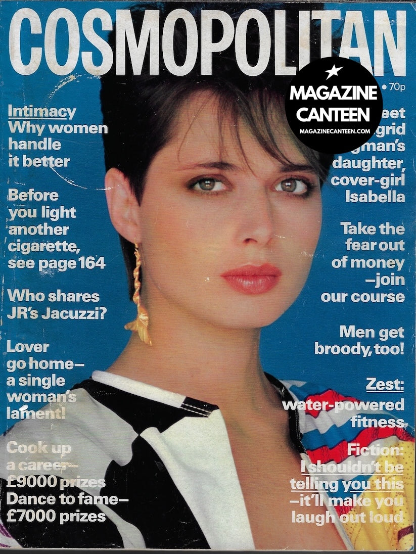 Cosmopolitan Magazine - Isabella Rossellini LARRY HAGMAN Demarchelier