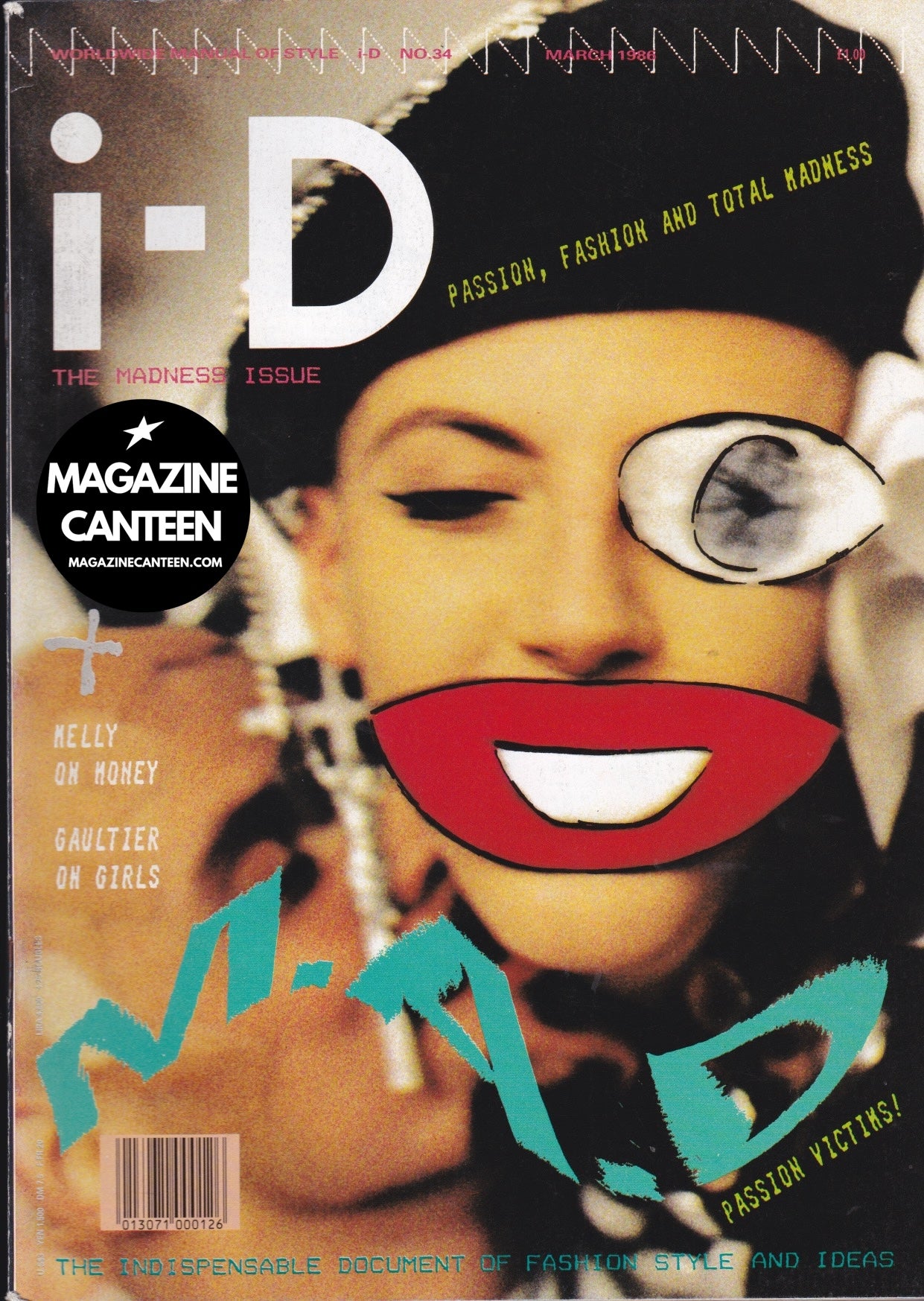 I-D Magazine 34 - Scarlett Cannon JUDY BLAME John Lydon 1986