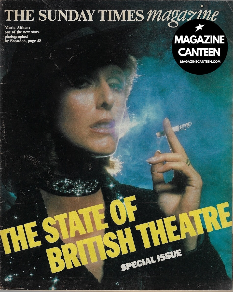 The Sunday Times Magazine - MARIA AITKEN Snowdon DIANA QUICK A