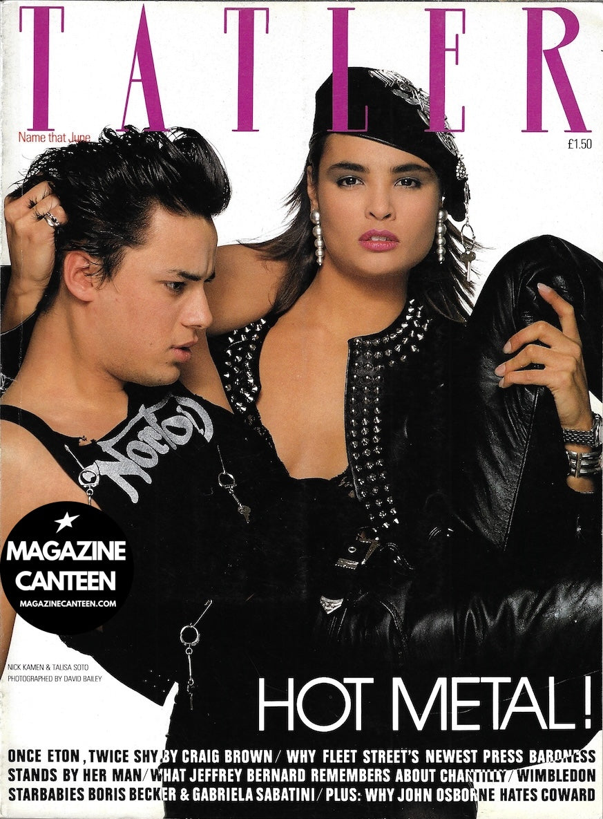 Tatler Magazine - NICK KAMEN Talisa Soto A-HA David Bailey