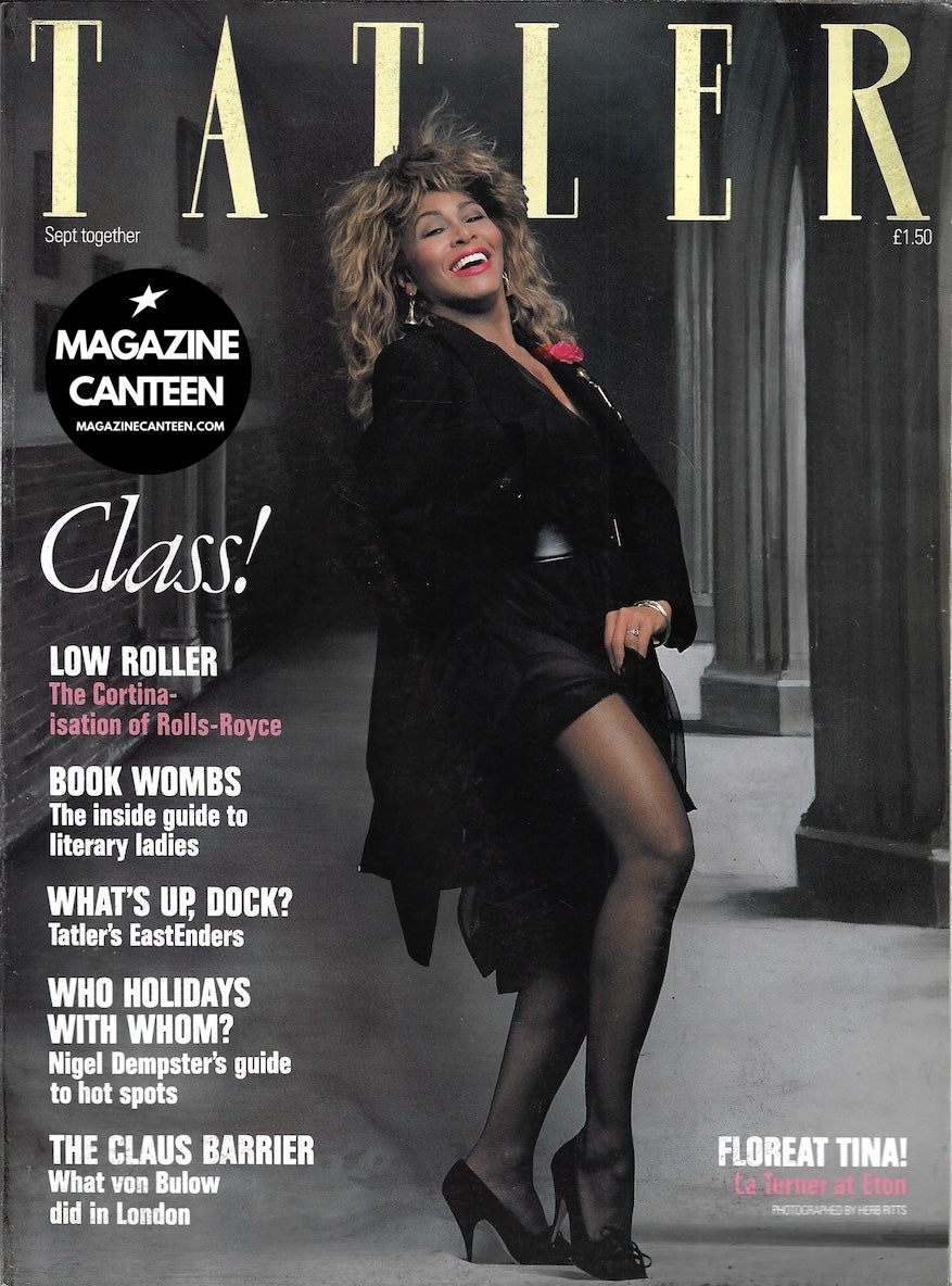 Tatler Magazine - TINA TURNER Herb Ritts ETON Ariane Koizumi