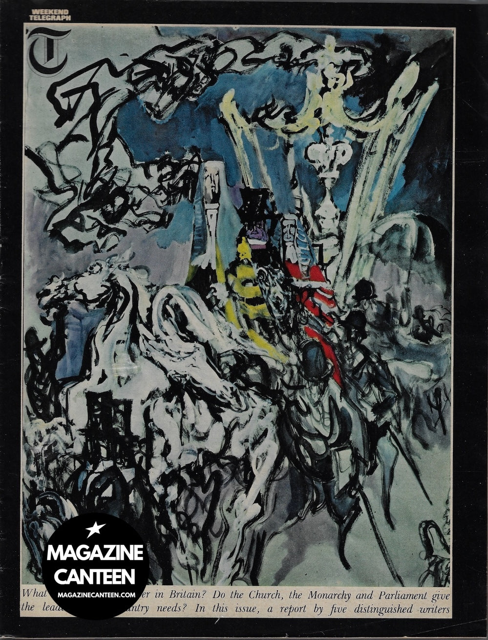 The Telegraph Magazine - Feliks Topolski WALTER MUNZ Illustration 1966