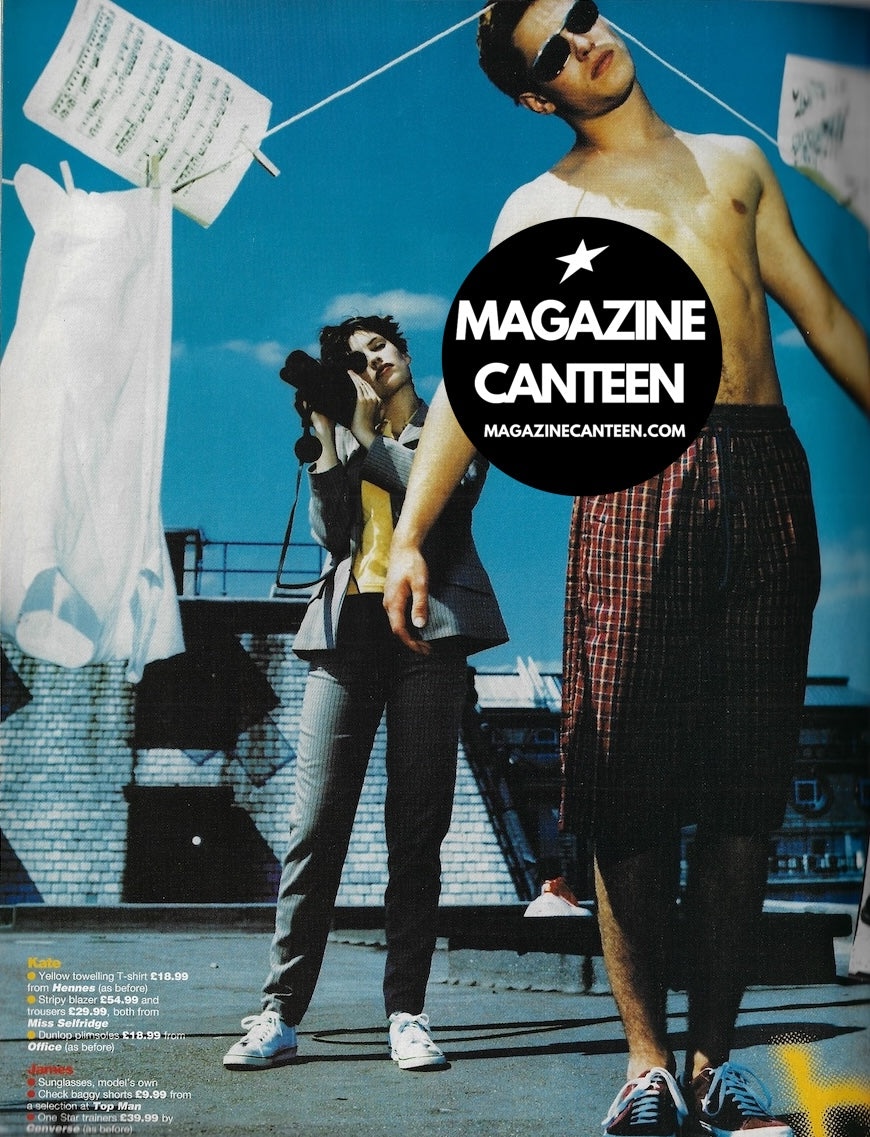 Just Seventeen Magazine - Male Model JAMES LAYTON Reality Bites shirtless