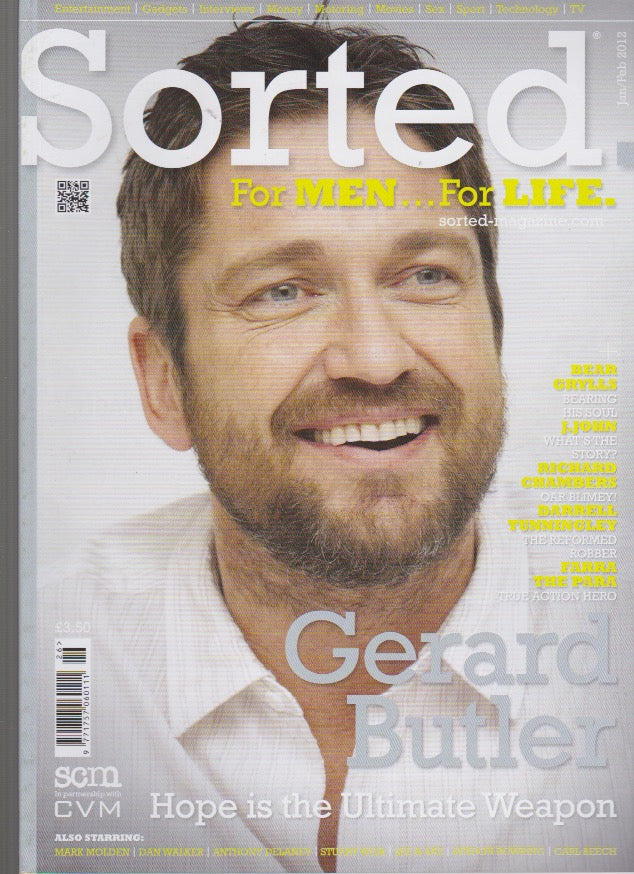 Sorted Magazine - Gerard Butler