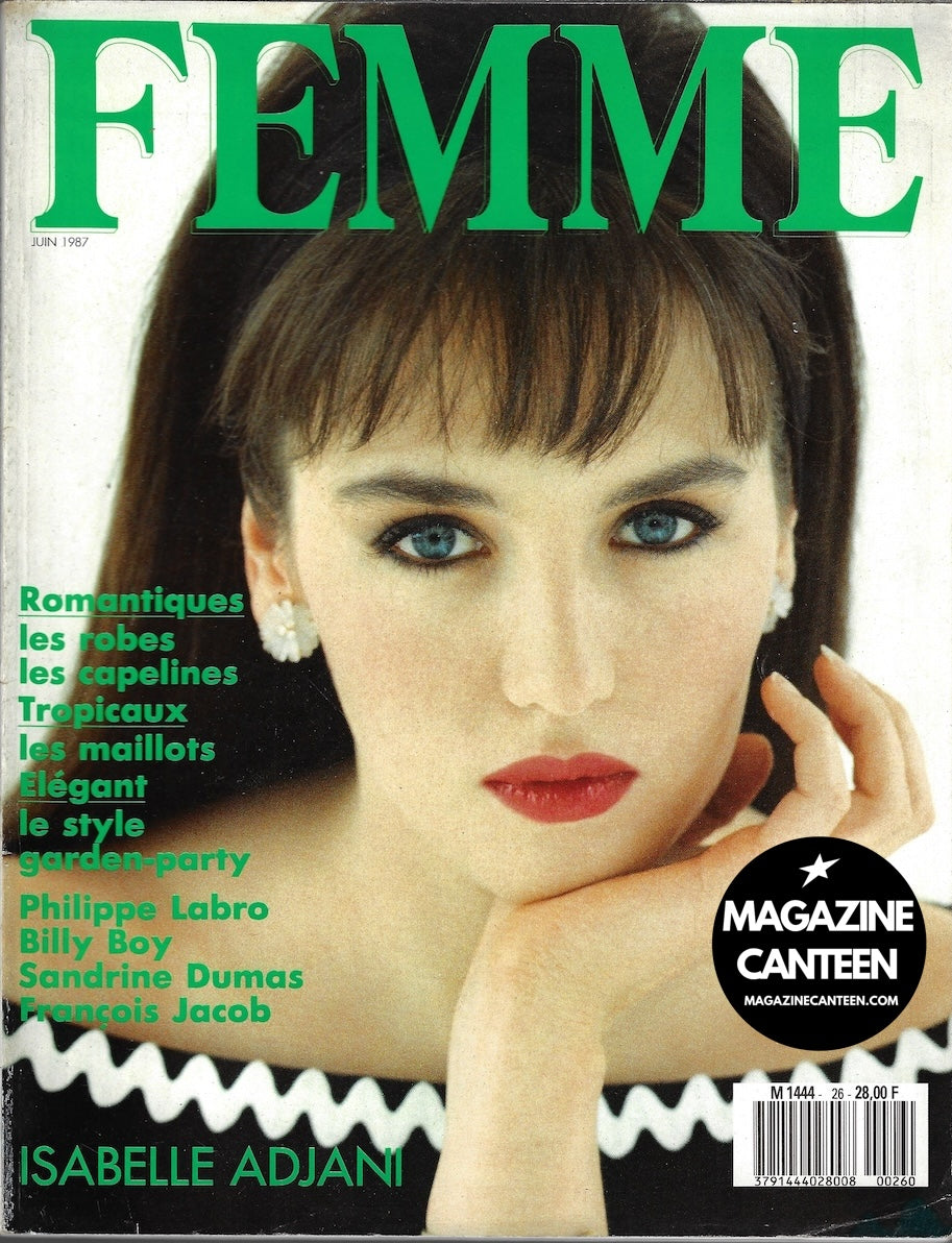 Femme Magazine - Isabelle Adjani 1987