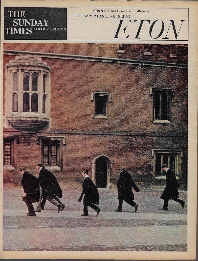 The Sunday Times Magazine Eton Henri Cartier Bresson Magazine Canteen
