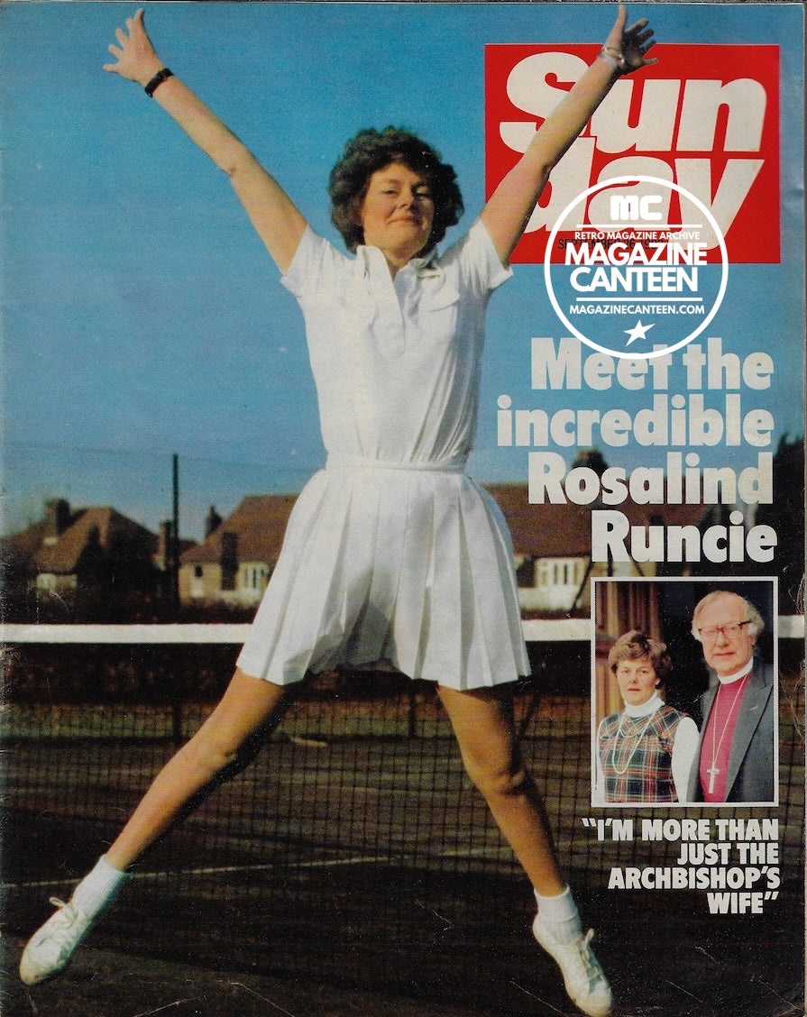 Sunday Magazine - Rosalind Runcie ABBA Billy Connolly – magazine canteen