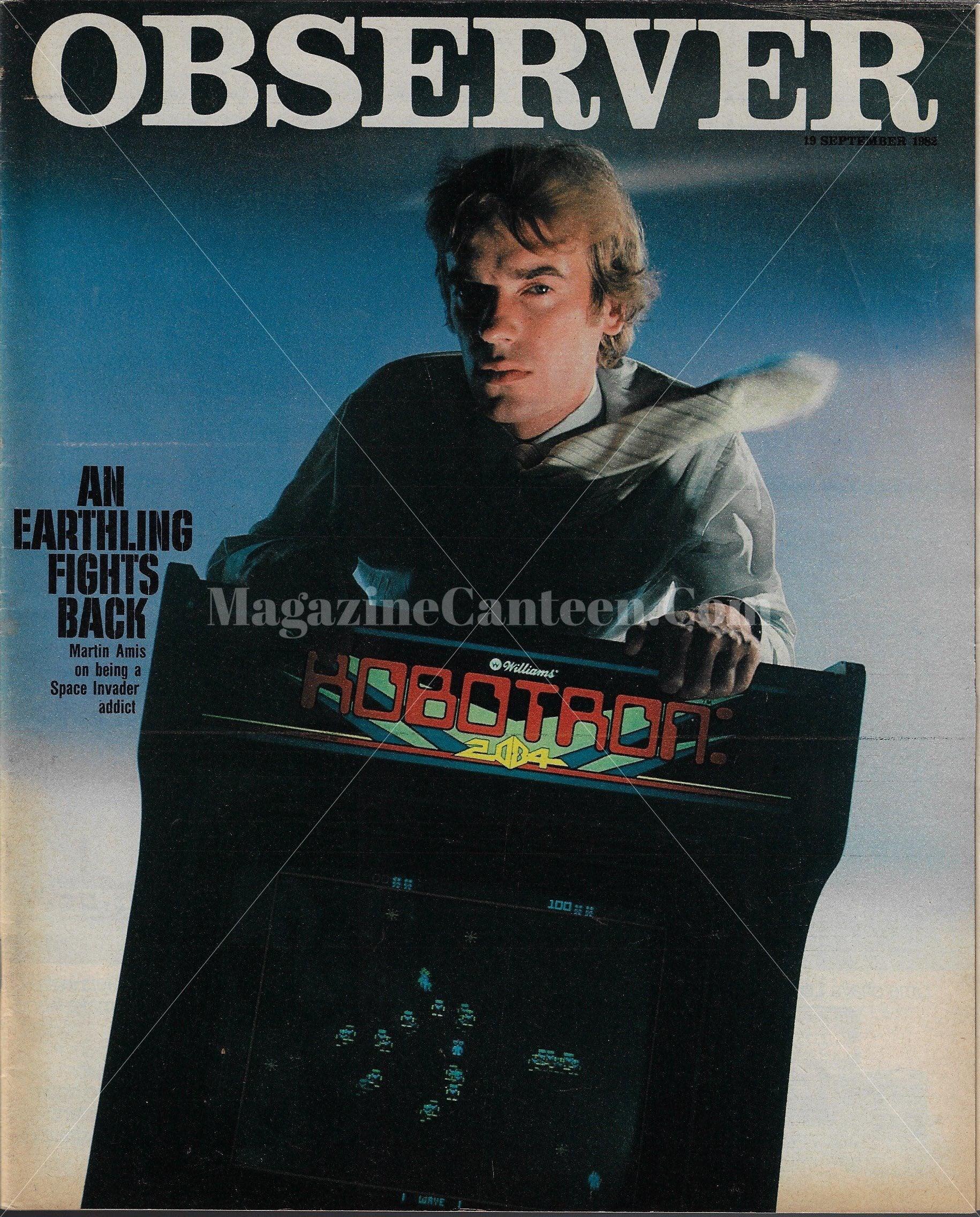 The Observer Magazine - Martin Amis – magazine canteen
