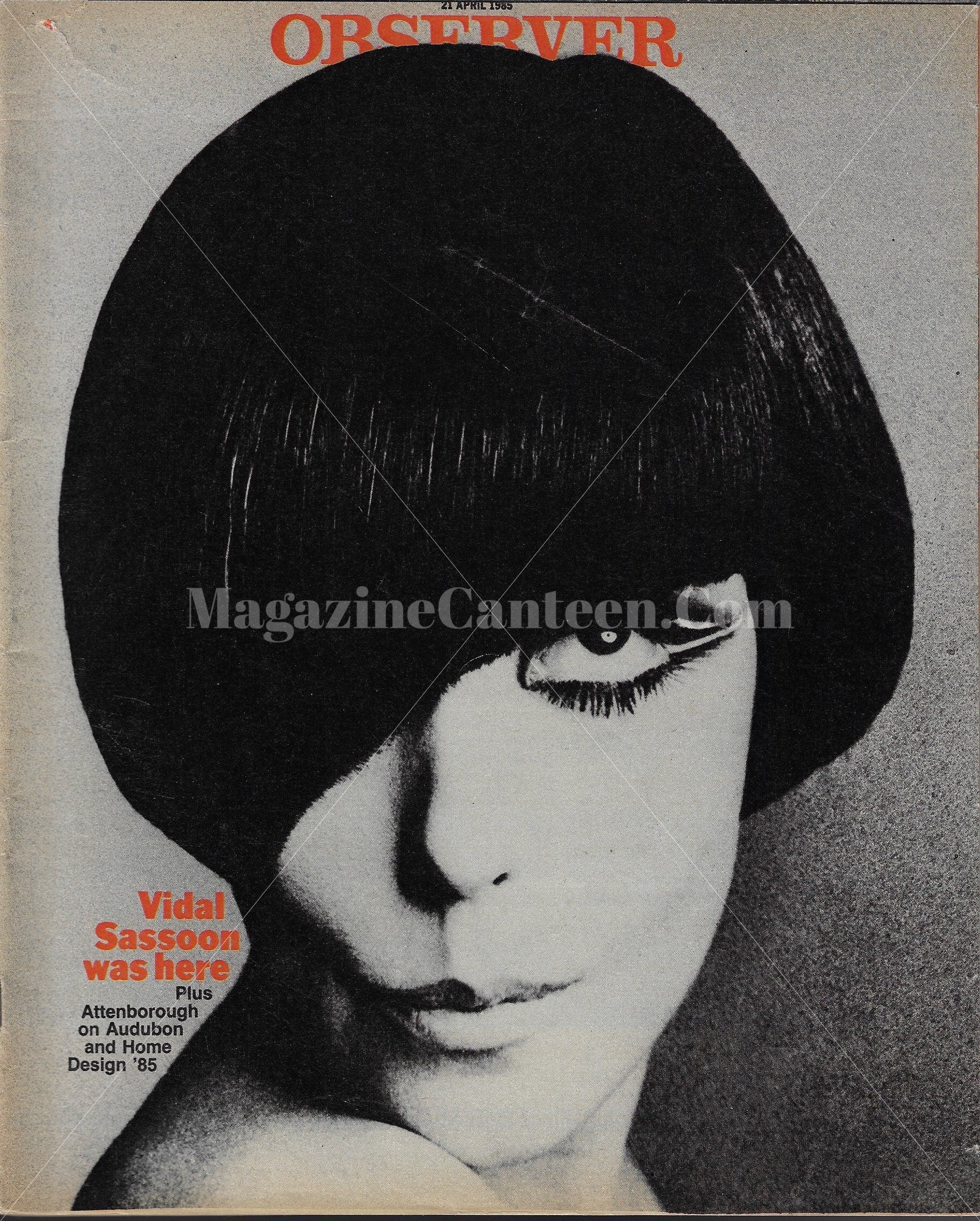 The Observer Magazine - Vidal Sassoon Peggy Moffitt