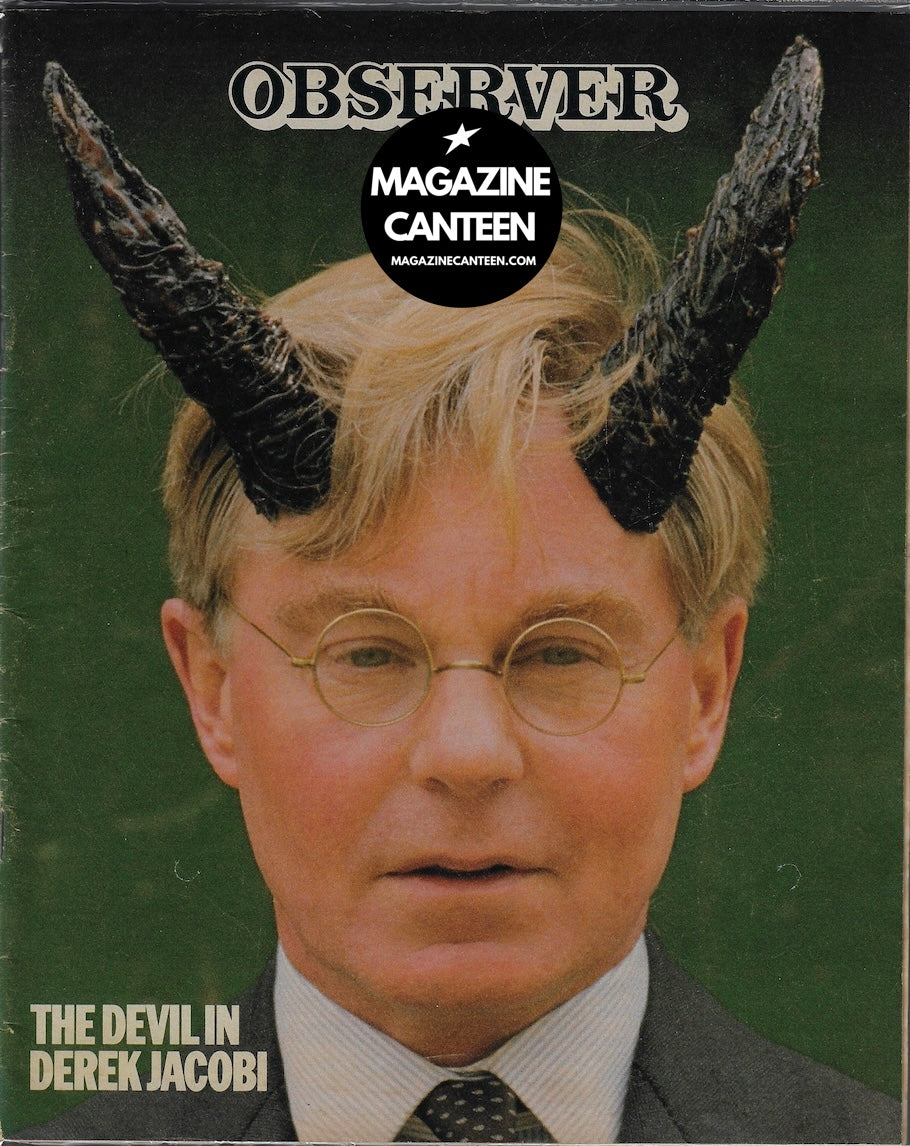The Observer Magazine - Derek Jacobi RICCI BURNS – magazine canteen