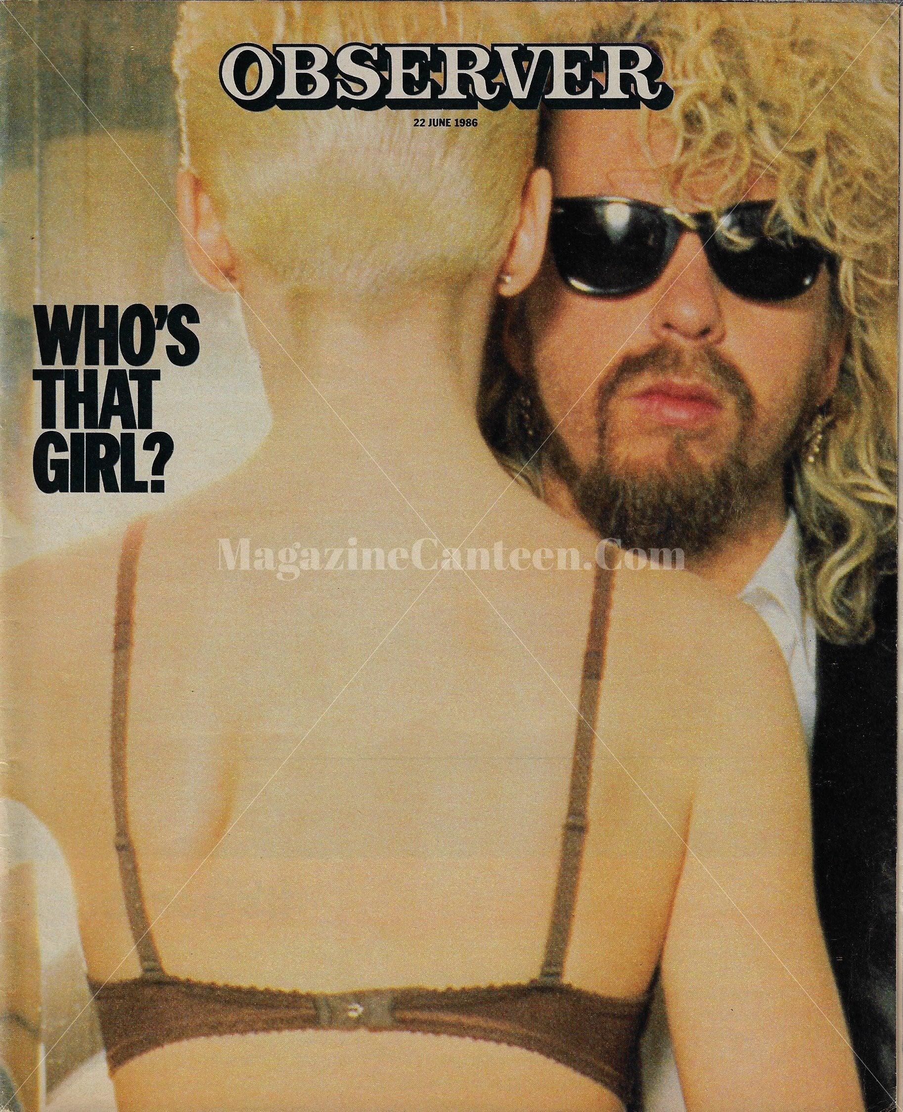 annie lennox The Observer Magazine - The Eurythmics A