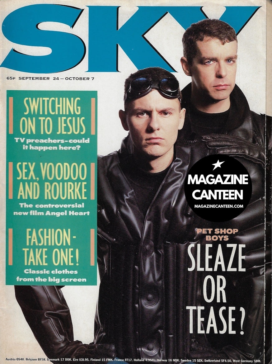Sky Magazine - The Pet Shop Boys BROS John Lydon