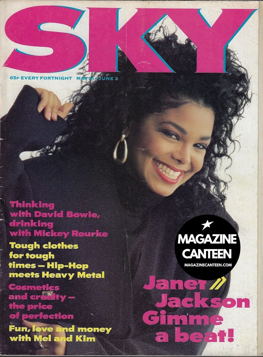 Sky Magazine - Janet Jackson MICKEY ROURKE River Phoenix
