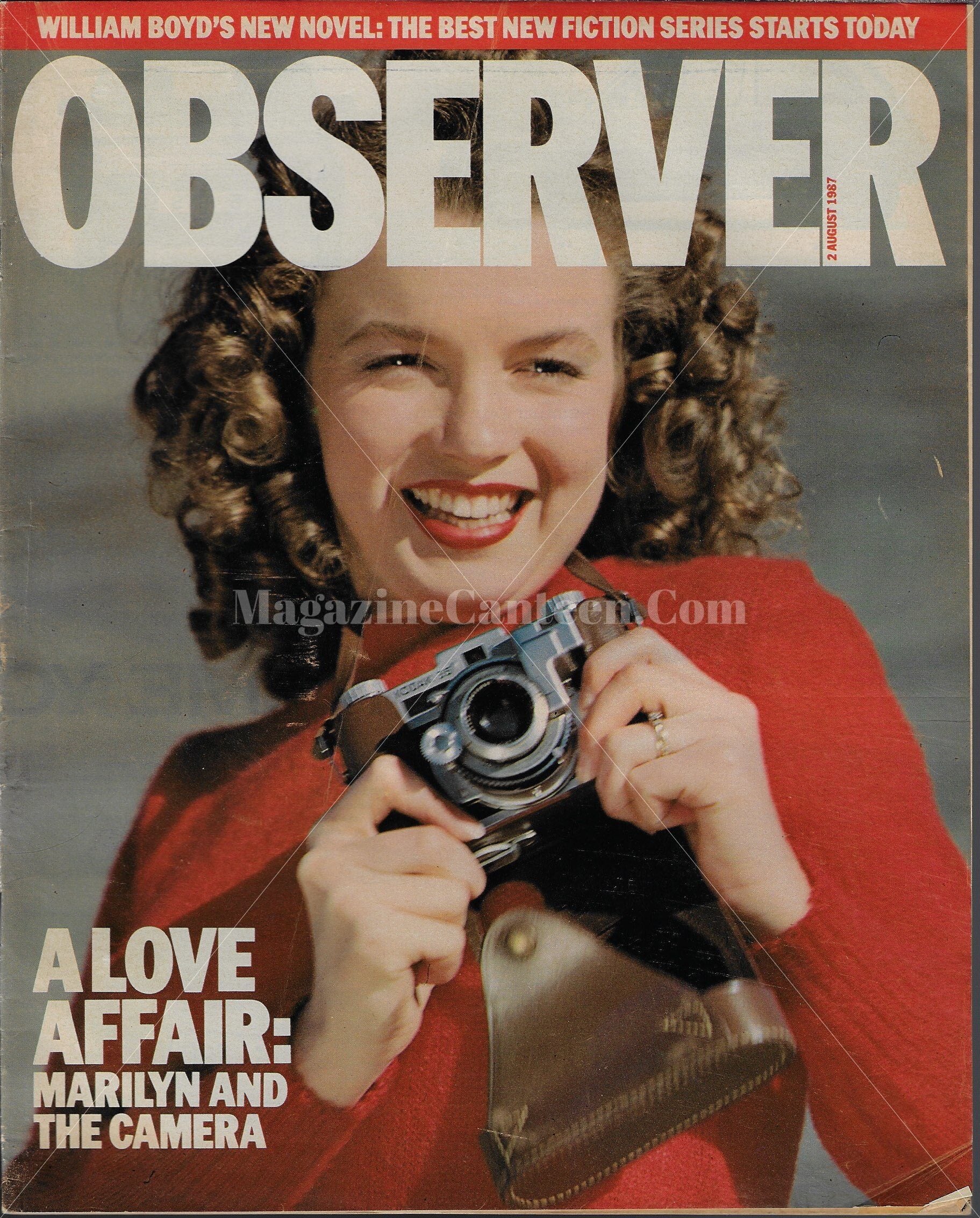 vintage The Observer Magazine - Marilyn Monroe BB