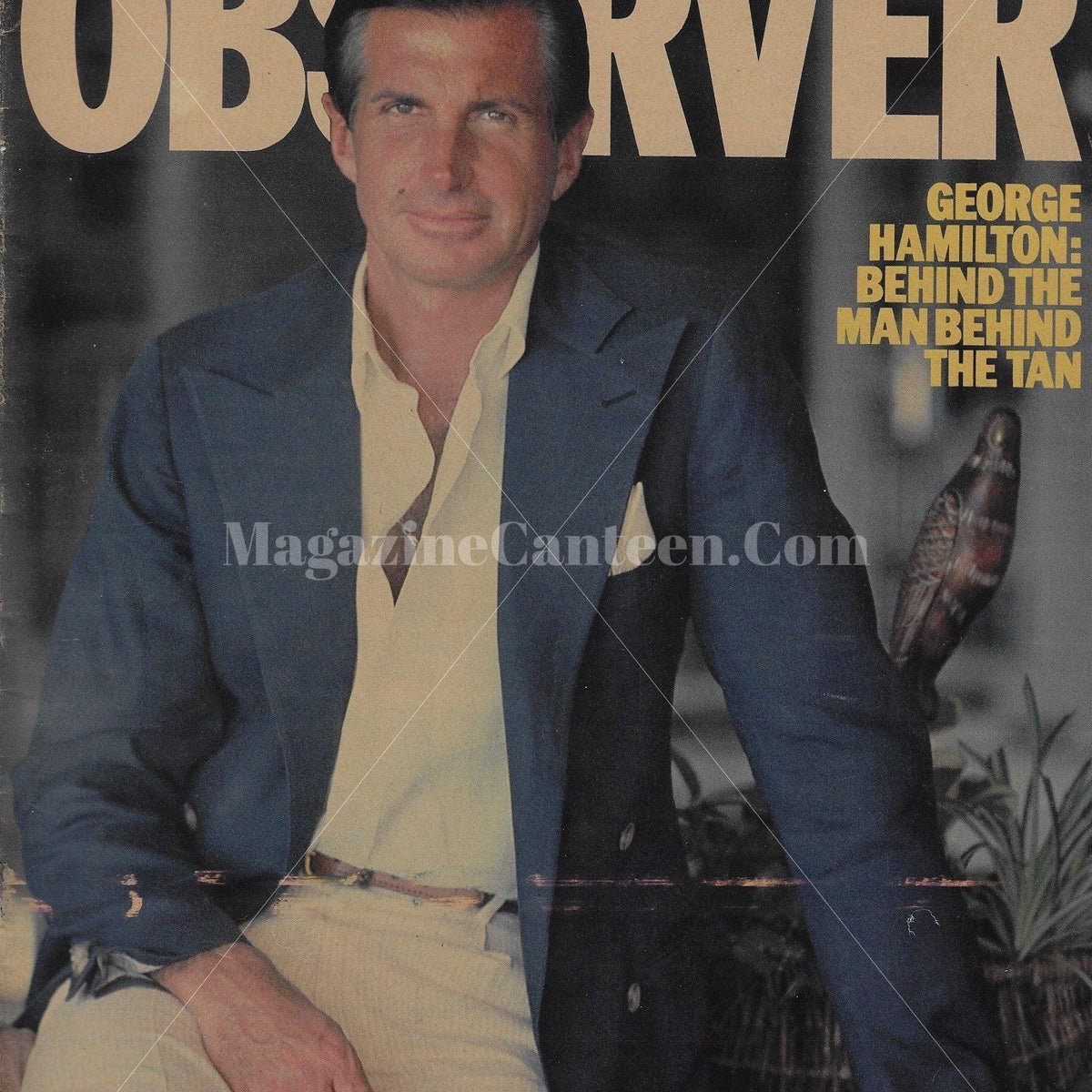 The Observer Magazine George Hamilton Magazine Canteen