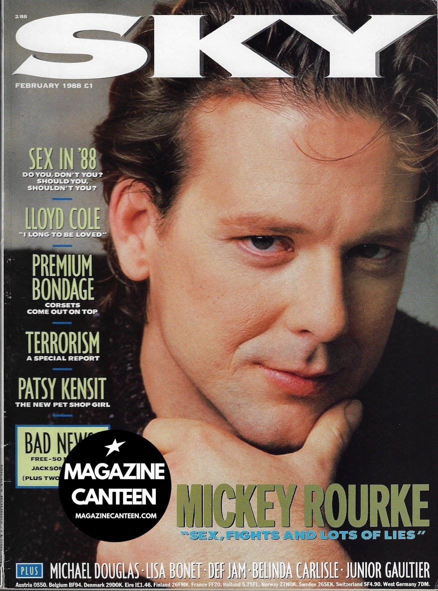 Sky Magazine - Mickey Rourke Lisa Bonet Patsy Kensit