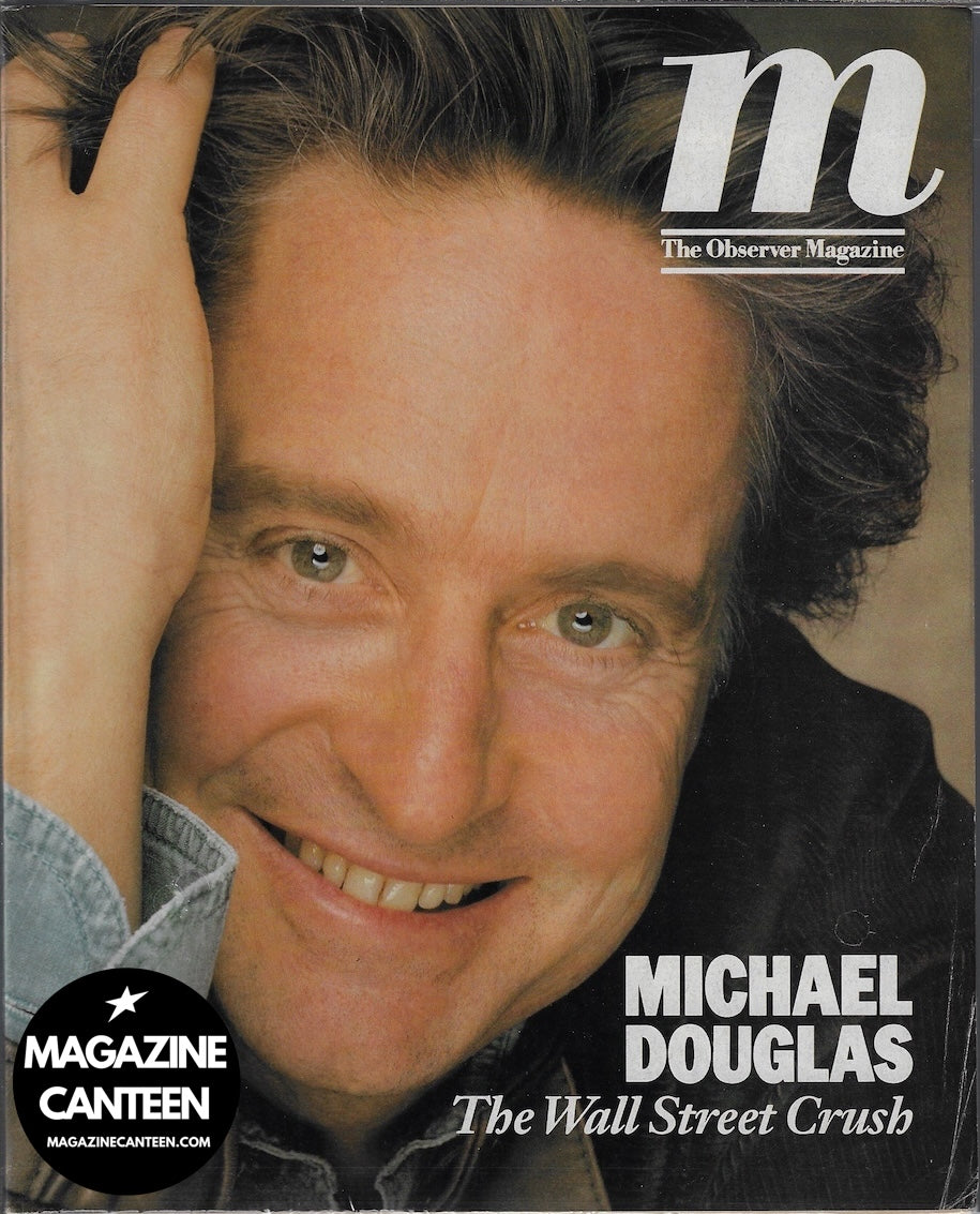 The Observer Magazine - Michael Douglas TERRY O'NEILL Helena Bonham Ca ...