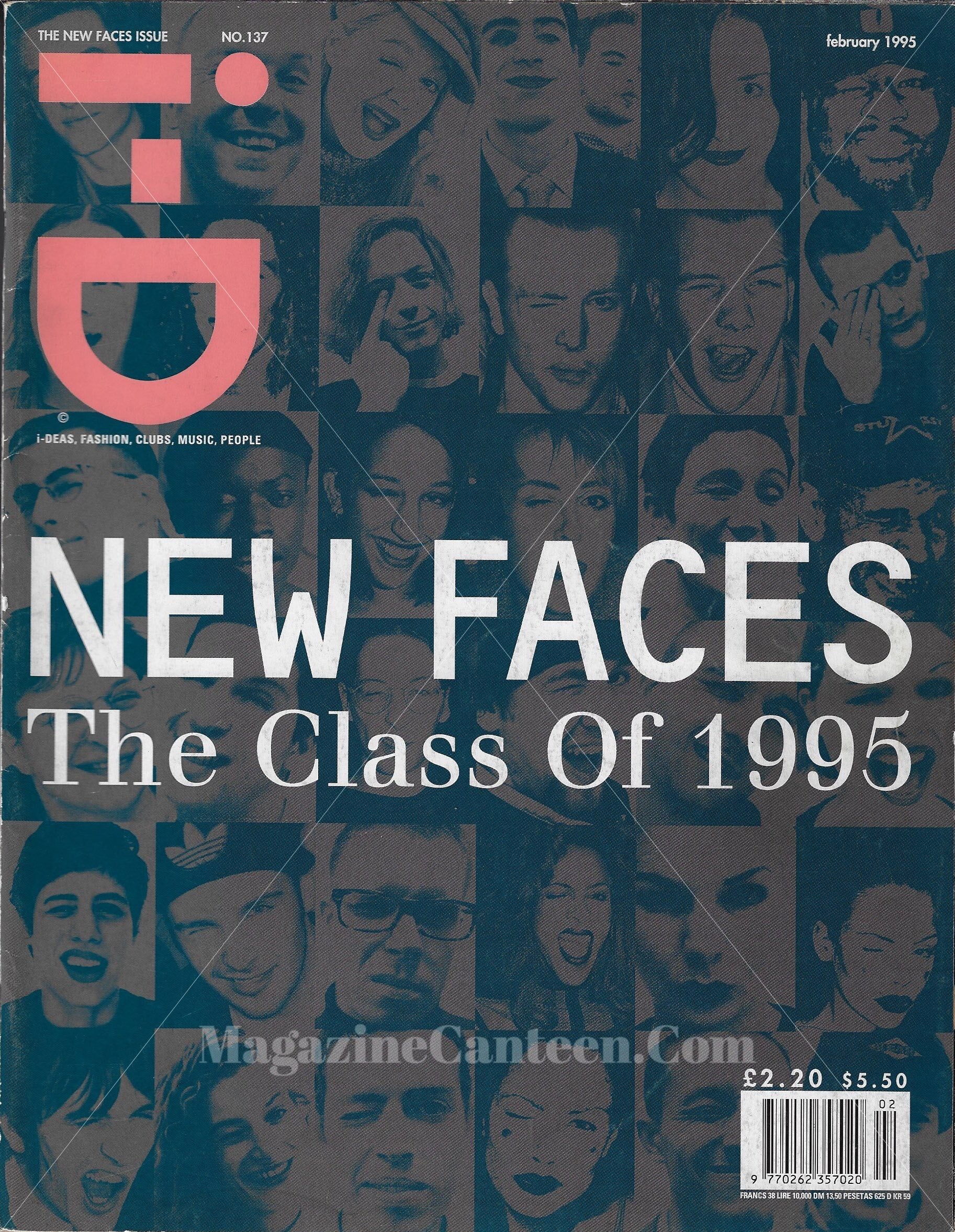 I-D Magazine 137 - The New Faces 1995 kate winslet