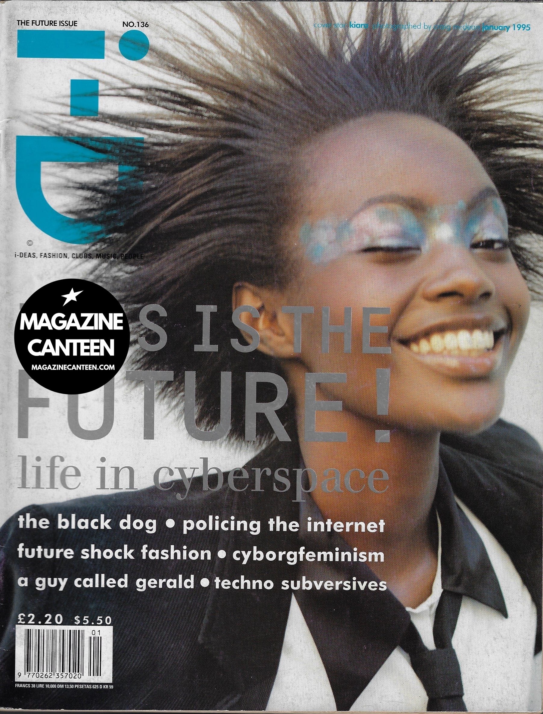 I-D Magazine 136 - Kiara Kabukuru 1995 Supergrass Throwing Muses