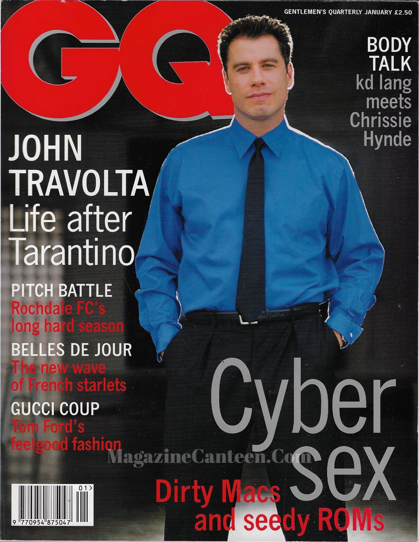 GQ Magazine January 1996 - John Travolta