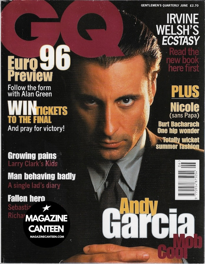 GQ Magazine June 1996 - Andy Garcia
