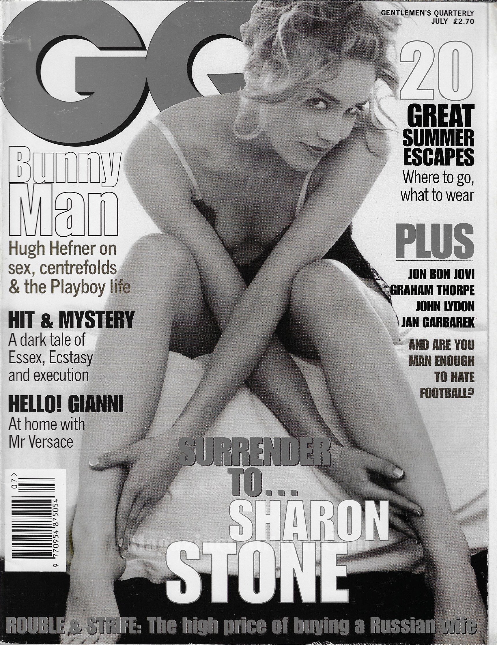 GQ Magazine July 1996 - Sharon Stone