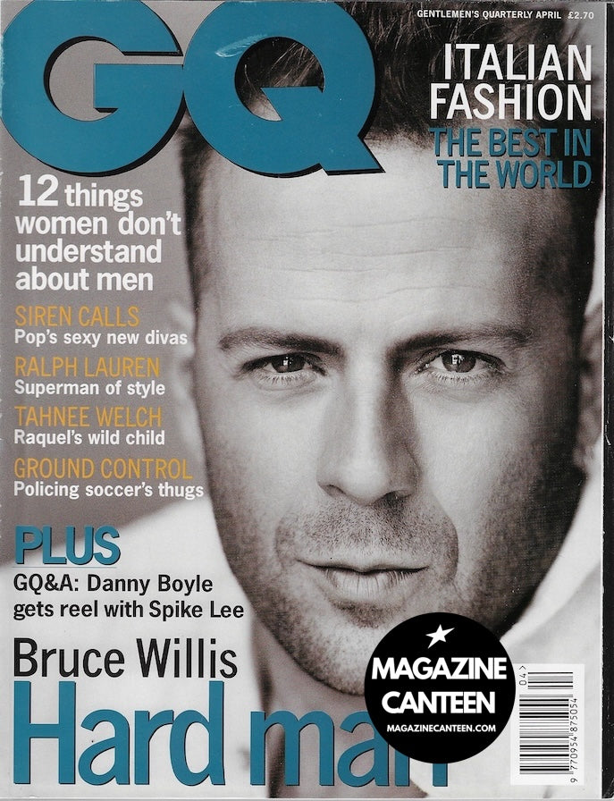 GQ Magazine April 1996 - Bruce Willis
