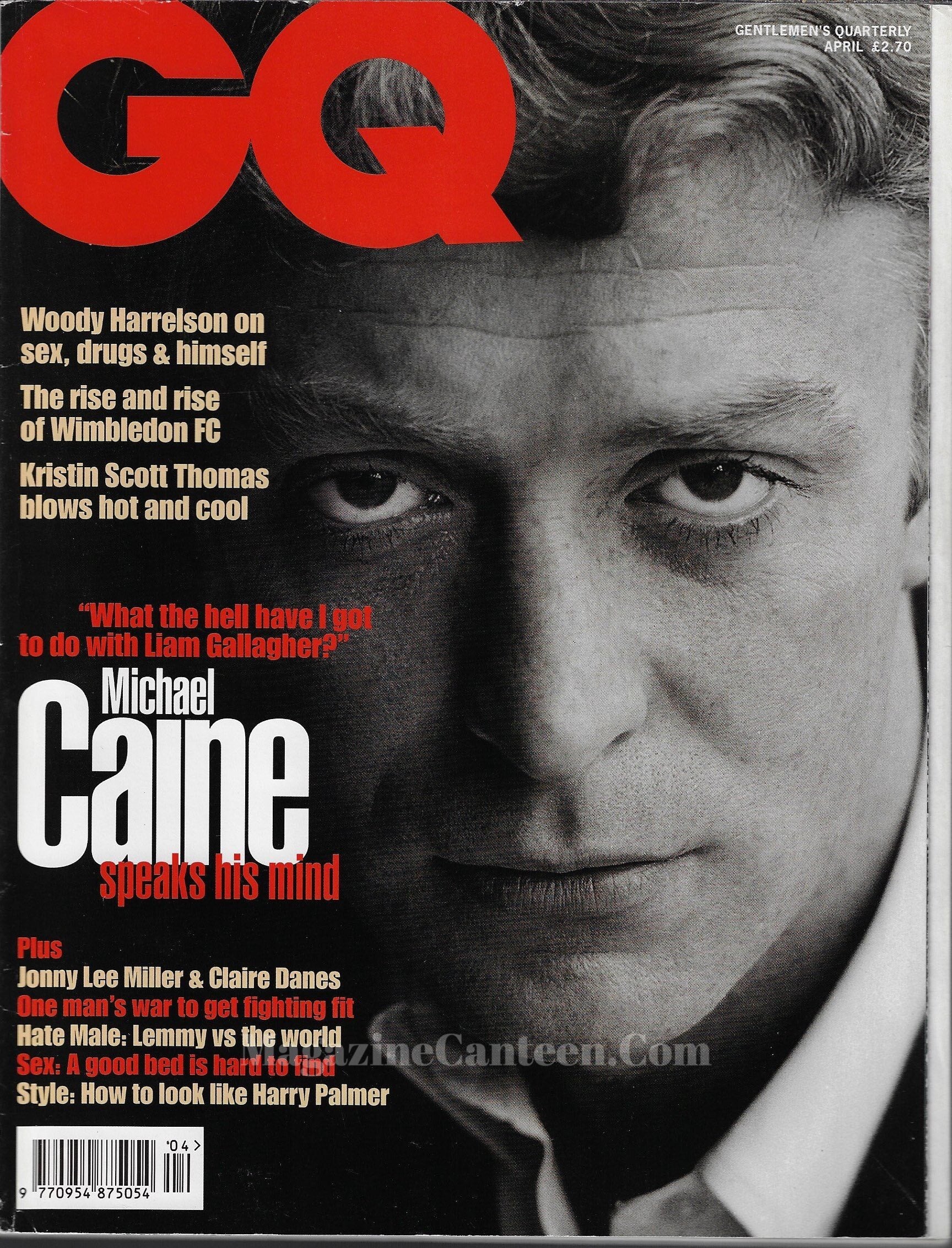 GQ Magazine April 1997 - Michael Caine