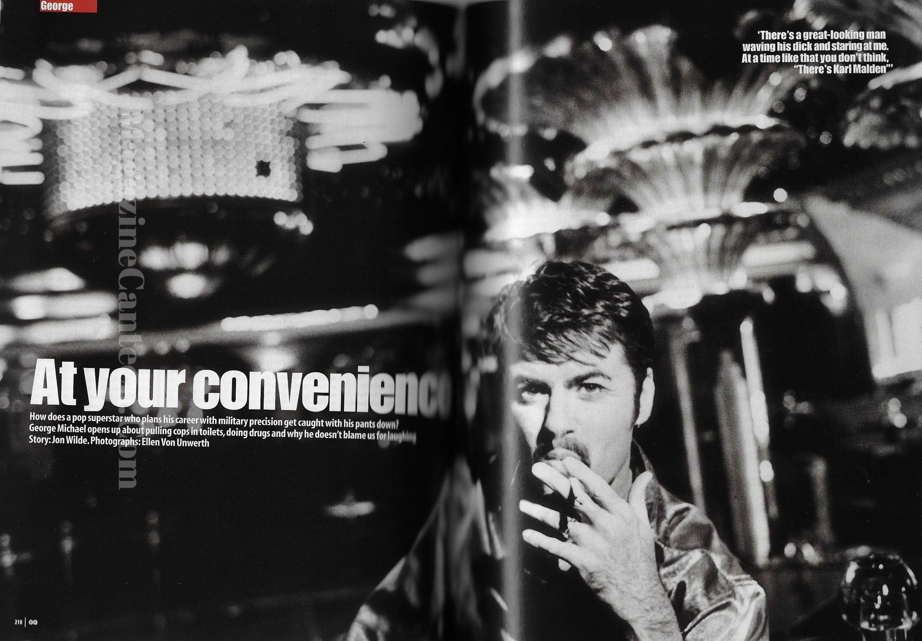 gq magazine george michael