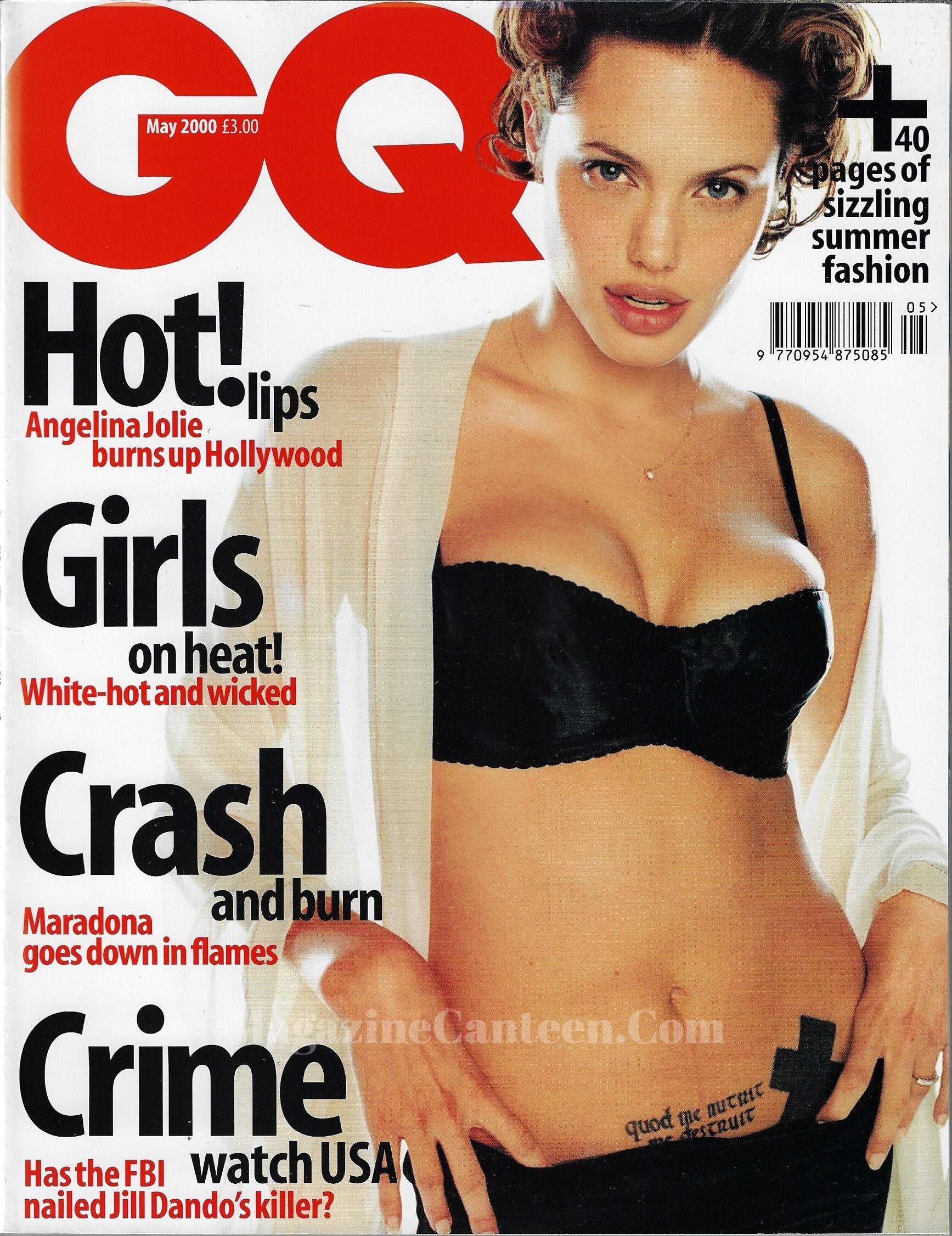 GQ Magazine May 2000 - Angelina Jolie