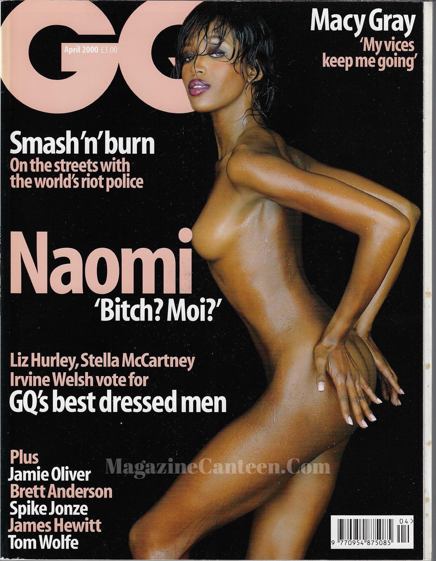 GQ Magazine April 2000 - Naomi Campbell