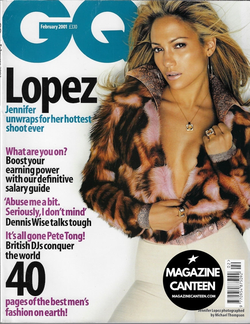 GQ Magazine February 2001 - Jennifer Lopez