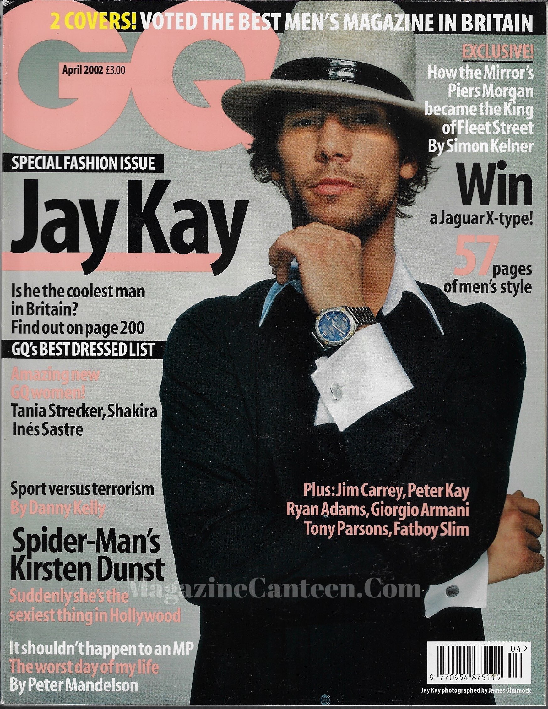 GQ Magazine April 2002 Jay Kay - Jamiroquai