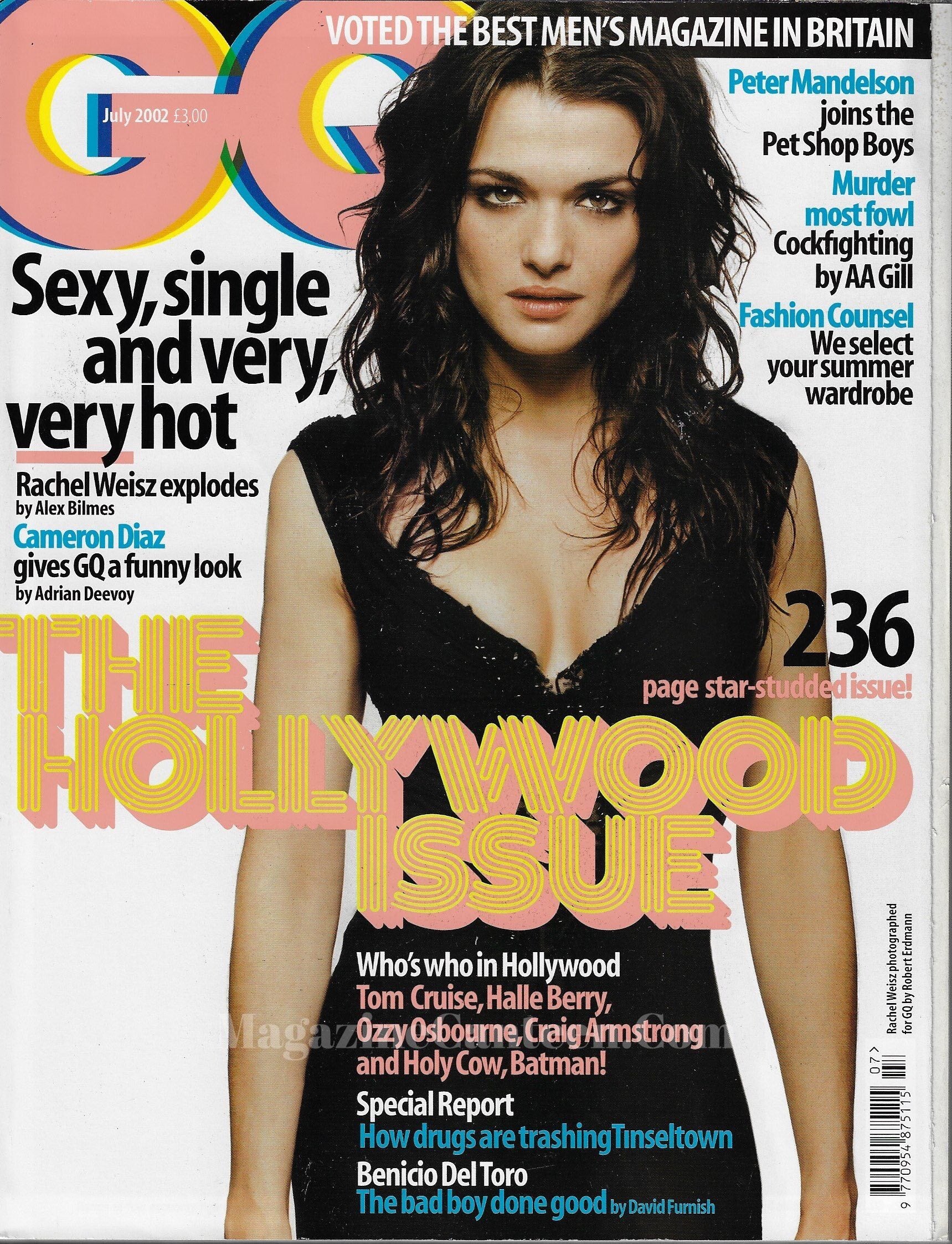 GQ Magazine July 2002 - Rachel Weisz