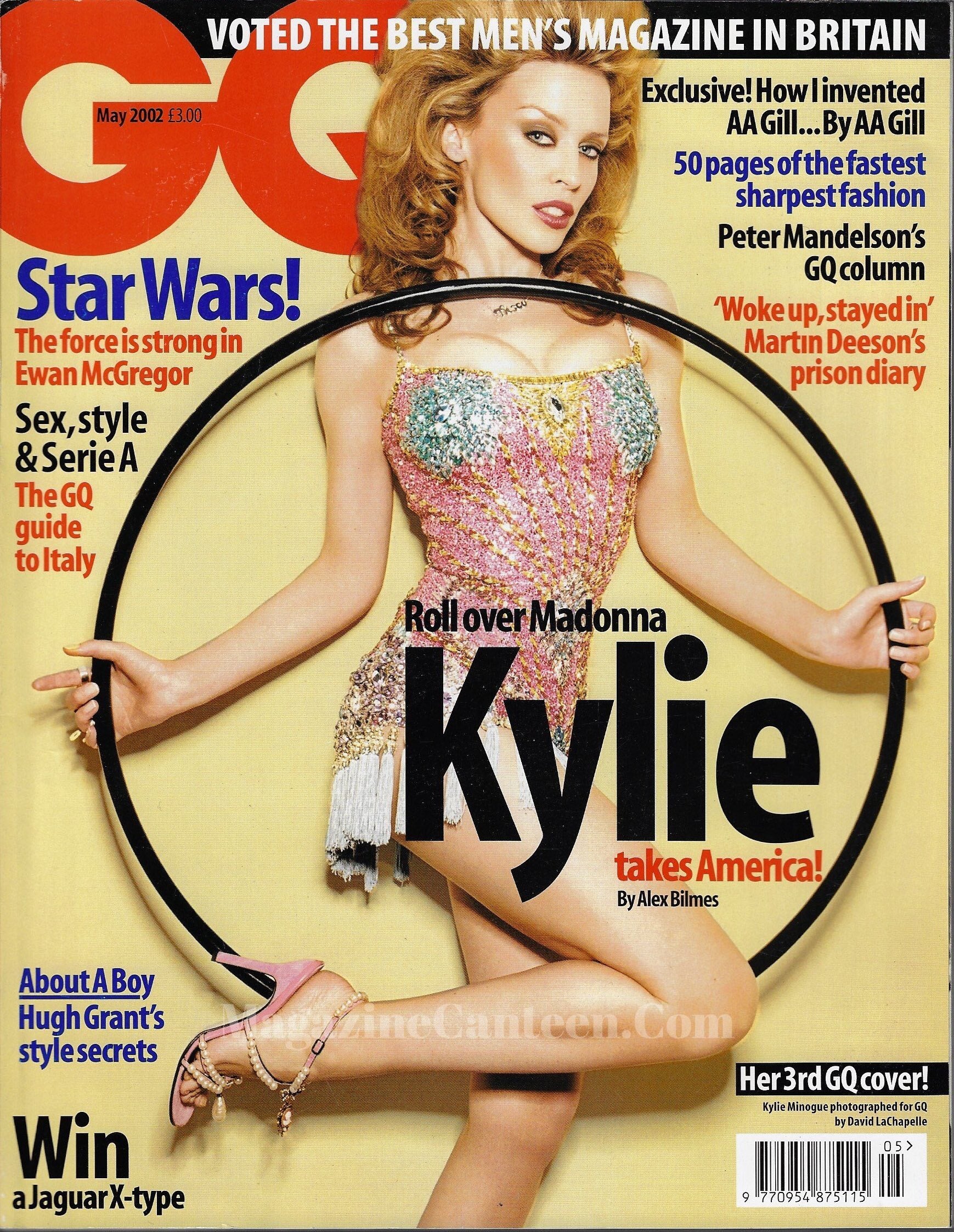 GQ Magazine May 2002 - Kylie Minogue
