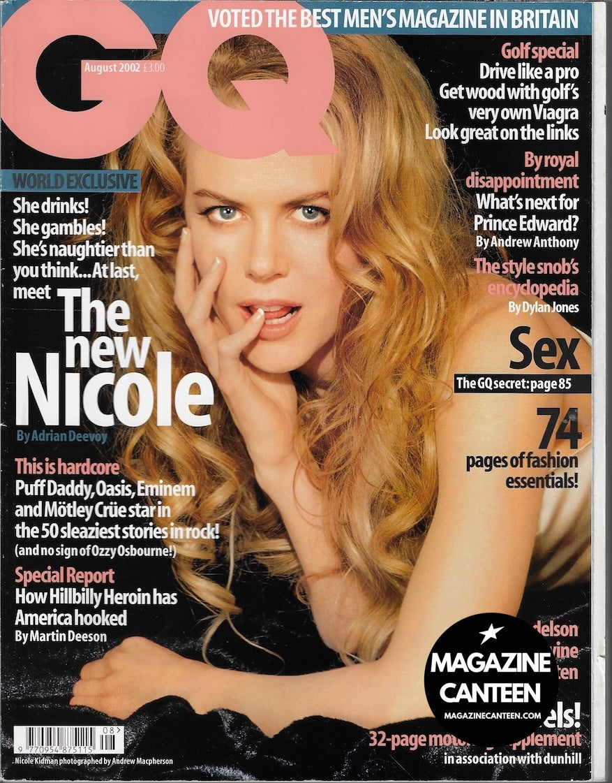 GQ Magazine August 2002 - Nicole Kidman