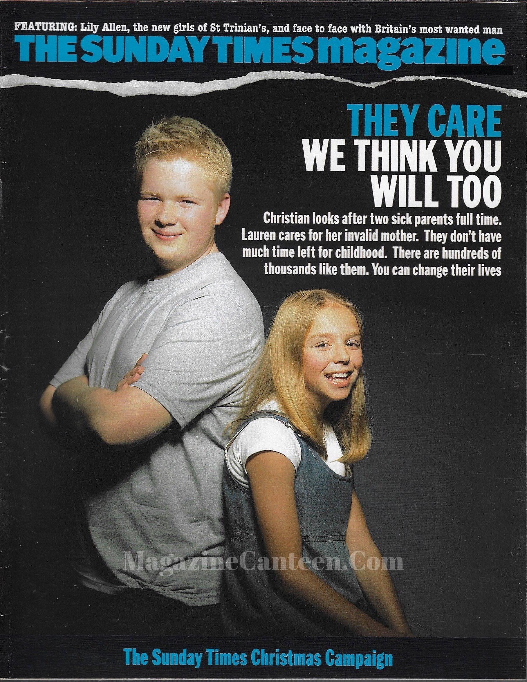 The Sunday Times Magazine Lily Allen Magazine Canteen