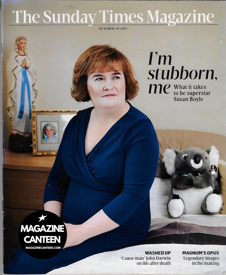 The Sunday Times Magazine - Susan Boyle – magazine canteen