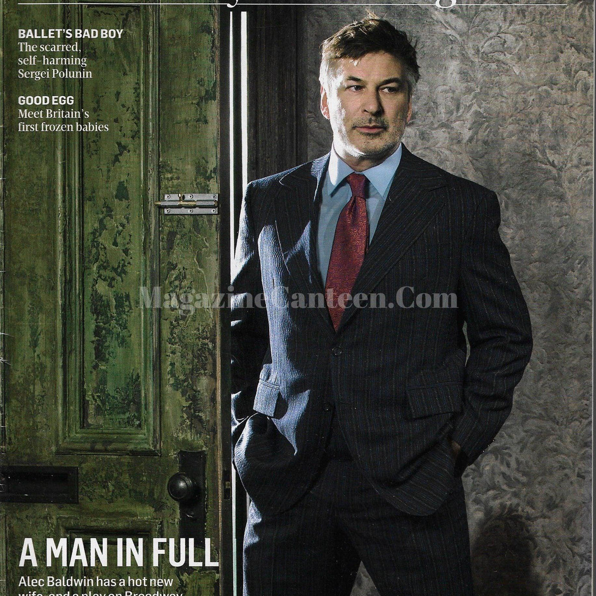 The Sunday Times Magazine Alec Baldwin magazine canteen