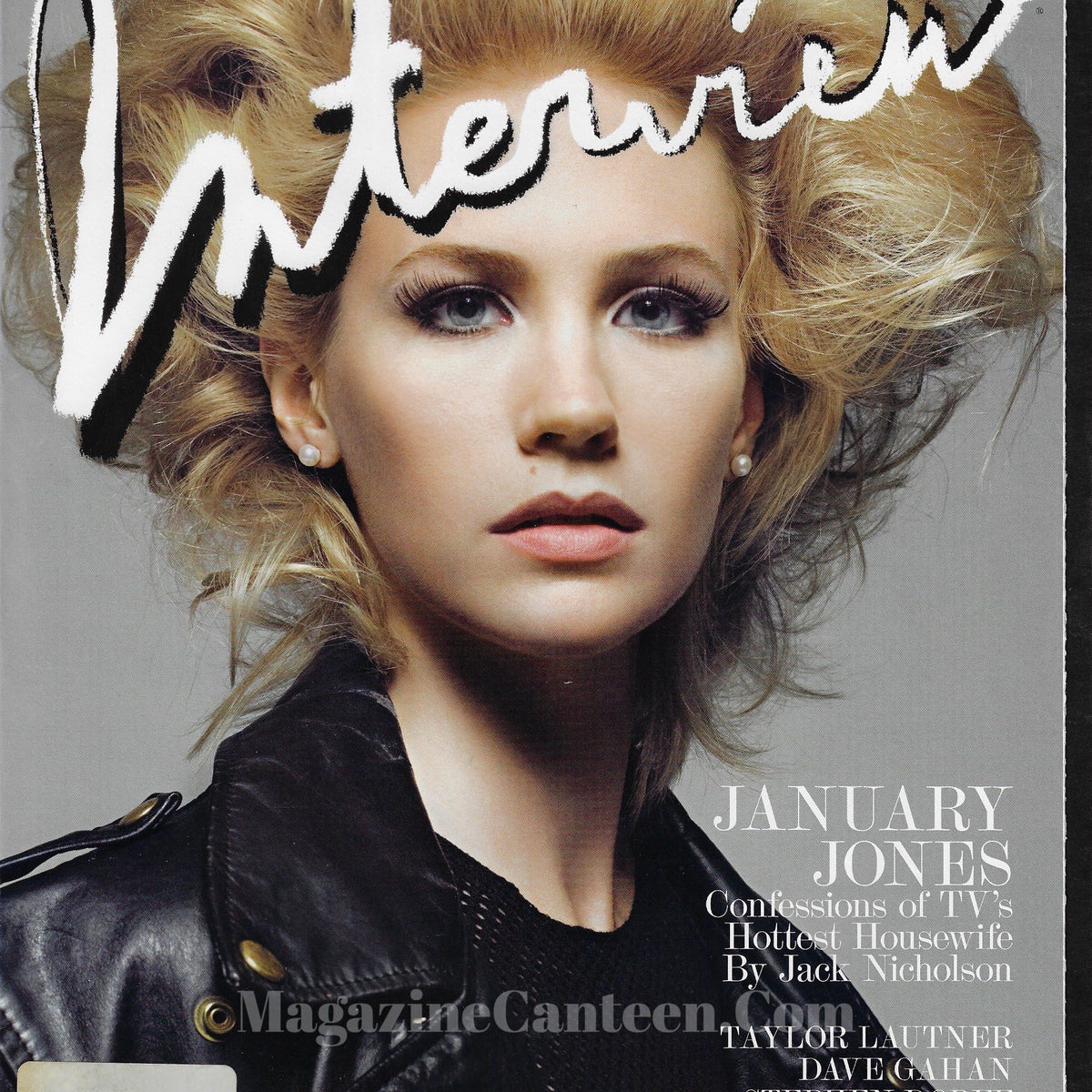 Interview Magazine - January Jones Stephen Dorff A – magazine canteen